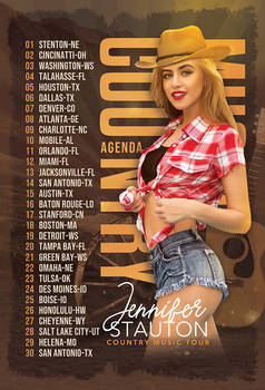 Country Music Tour Flyer
