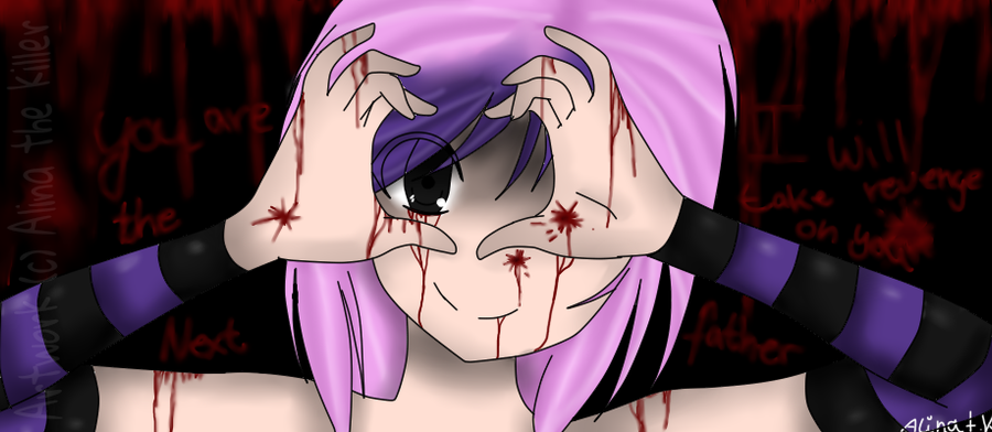 Anime psycho killer girl
