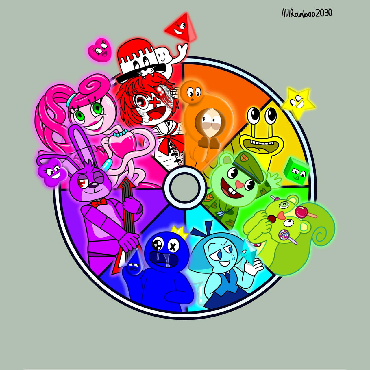 Color Wheel Fanart Characters by AlilRainboo2030 on DeviantArt