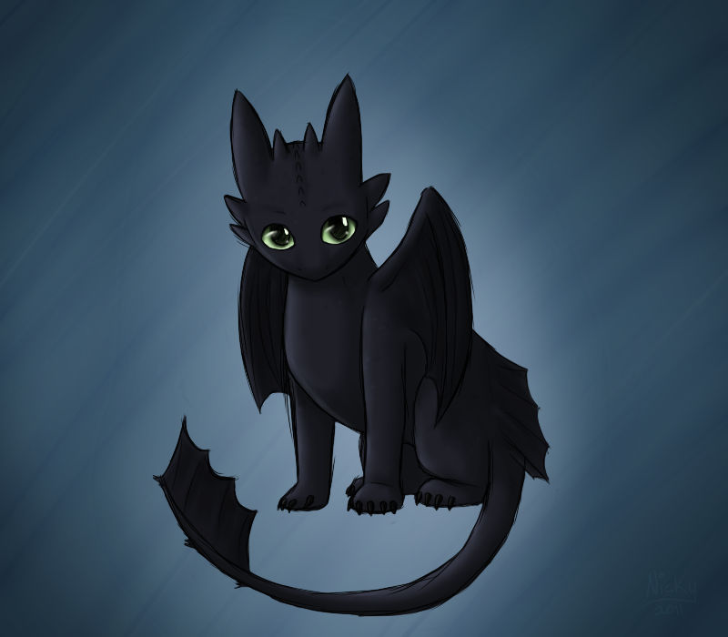 Chibi Toothless by BritishNicky on DeviantArt