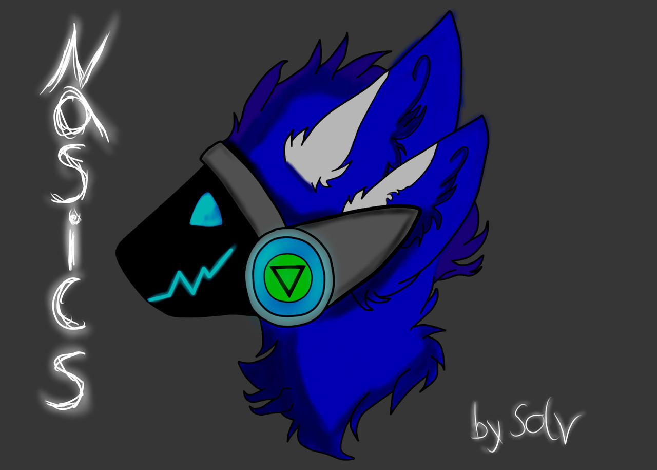 Nasics the protogen | side view: head | by solv by SolvDemon on DeviantArt