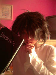 L cosplay Deathnote