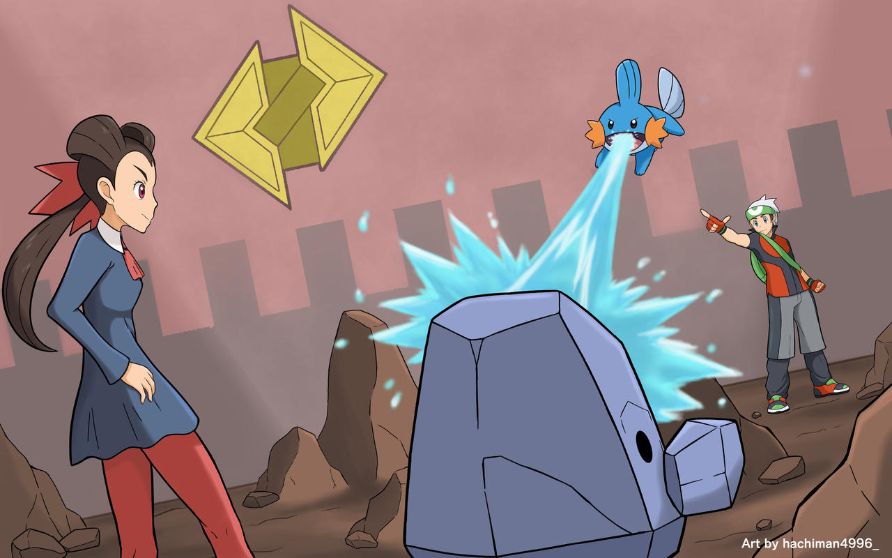 Rustboro gym battle by hachiman4996 on DeviantArt