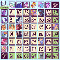Breed/Fusion Chart (SALE)