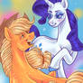 Rarity and Applejack