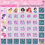 Labor Day Sale: Disney x MLP Fusion Chart
