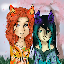 the kitsune girls