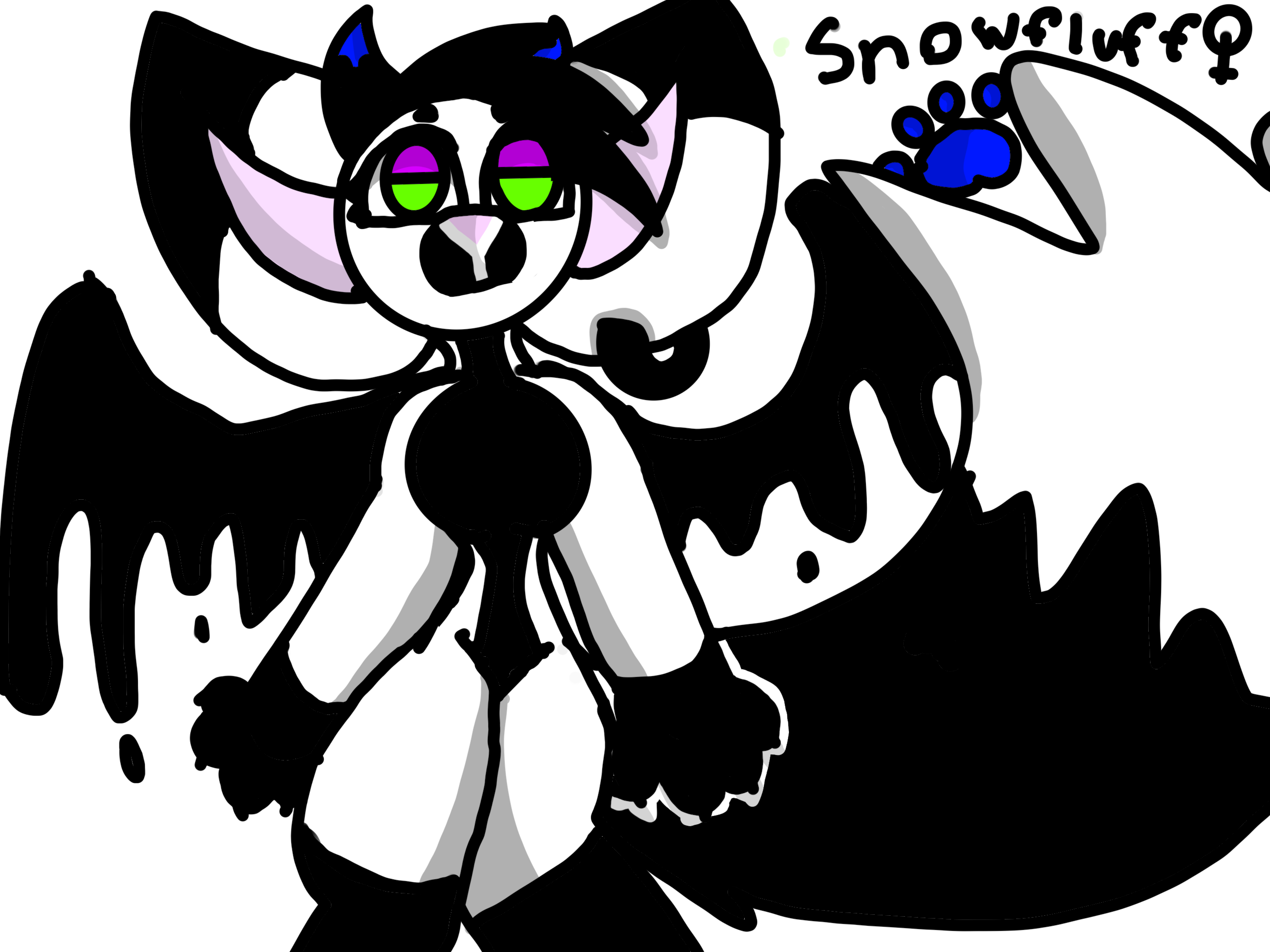Snowfluff Evolution Line SnowFluff Ref (updated again) Remake by SnowFluffDraws on DeviantArt