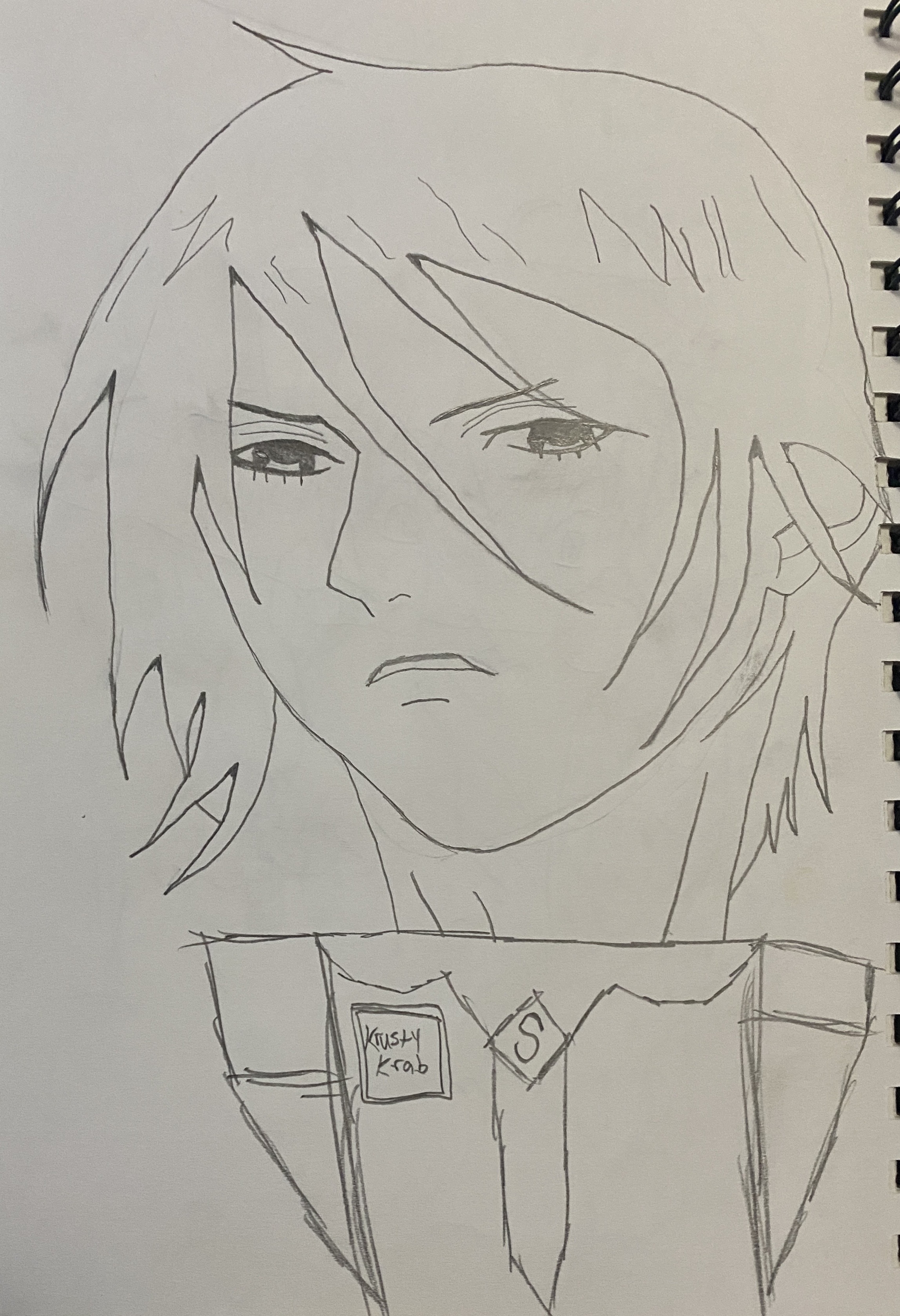 Anime Male practice sketch