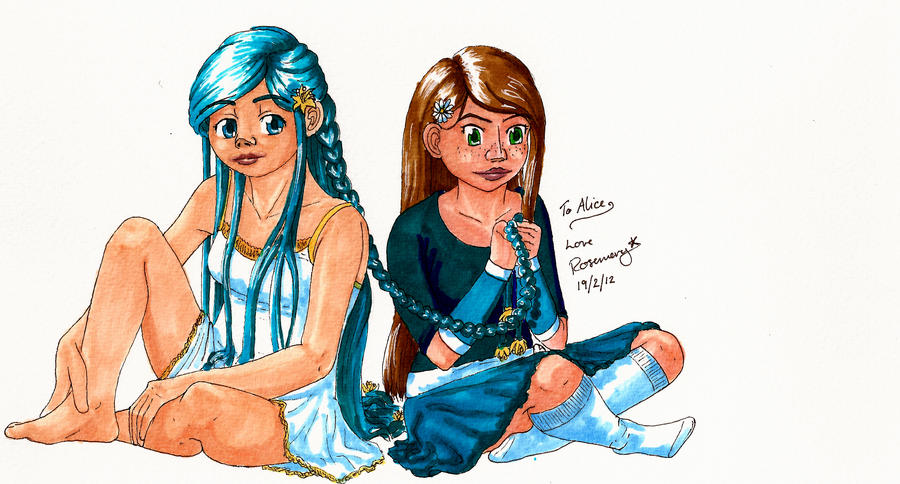 .:Long-Haired Girls:. -:Gift:- by Lutra-Gem