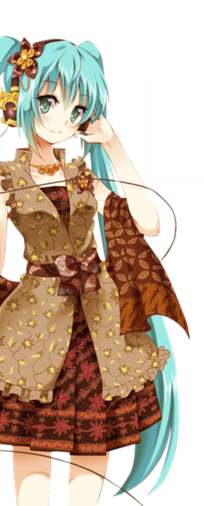 Hatsunemiku  Use Batik  By Vabelodhinata-d8shbh9