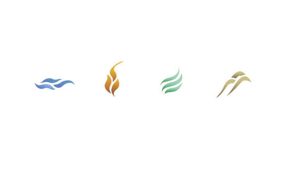 Four Elements: Iconic Symbol Design