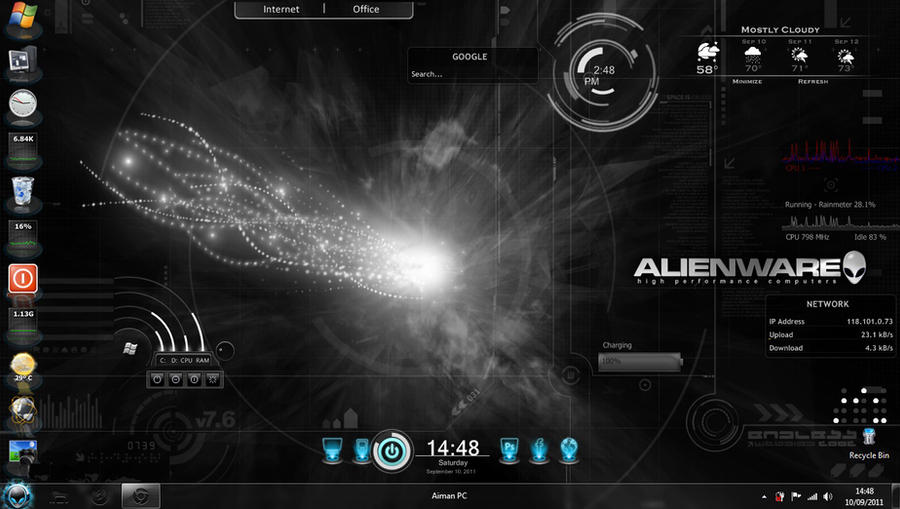 Windows 7 Alienware by aimanxy on DeviantArt