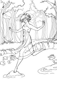 Fairy Lineart