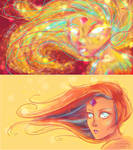 Before and After - Flame Princess