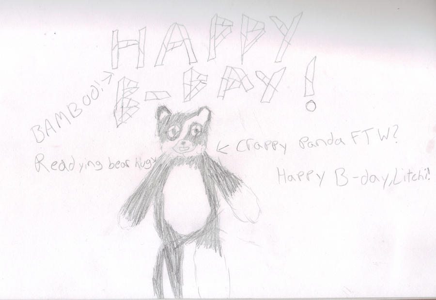 Birthday Panda for Litchi~