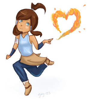 Korra loves Mako