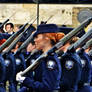 woman police parade