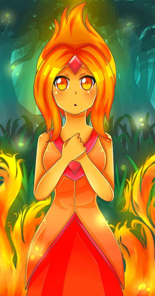 flame princess burning low