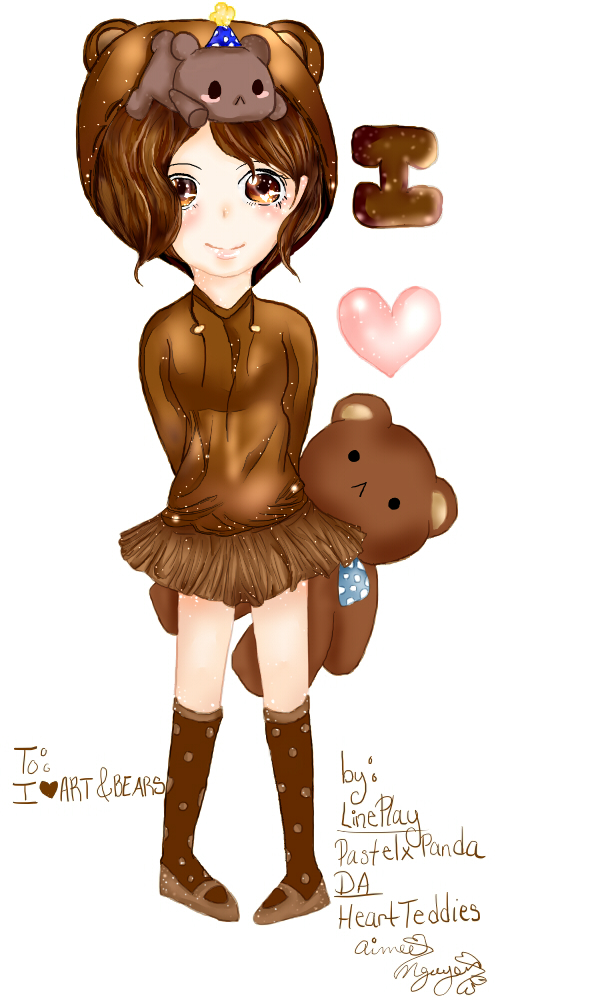 I  Heart Art and Bears (LINE Play Comm.)