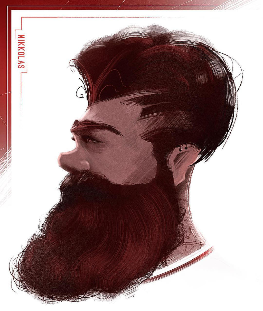 Nick Jr aka Hipster Santa by Nikkolas