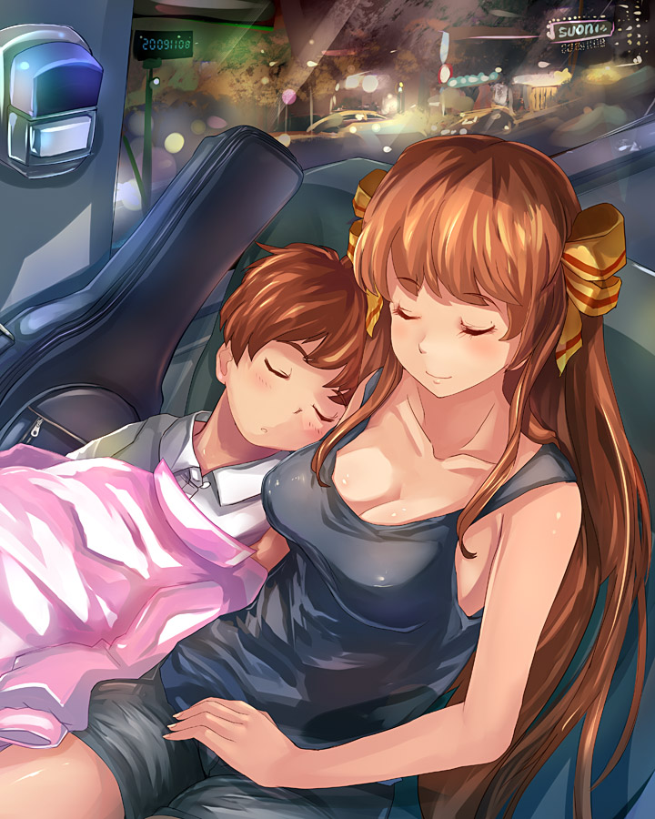 Sleeping on the Bus