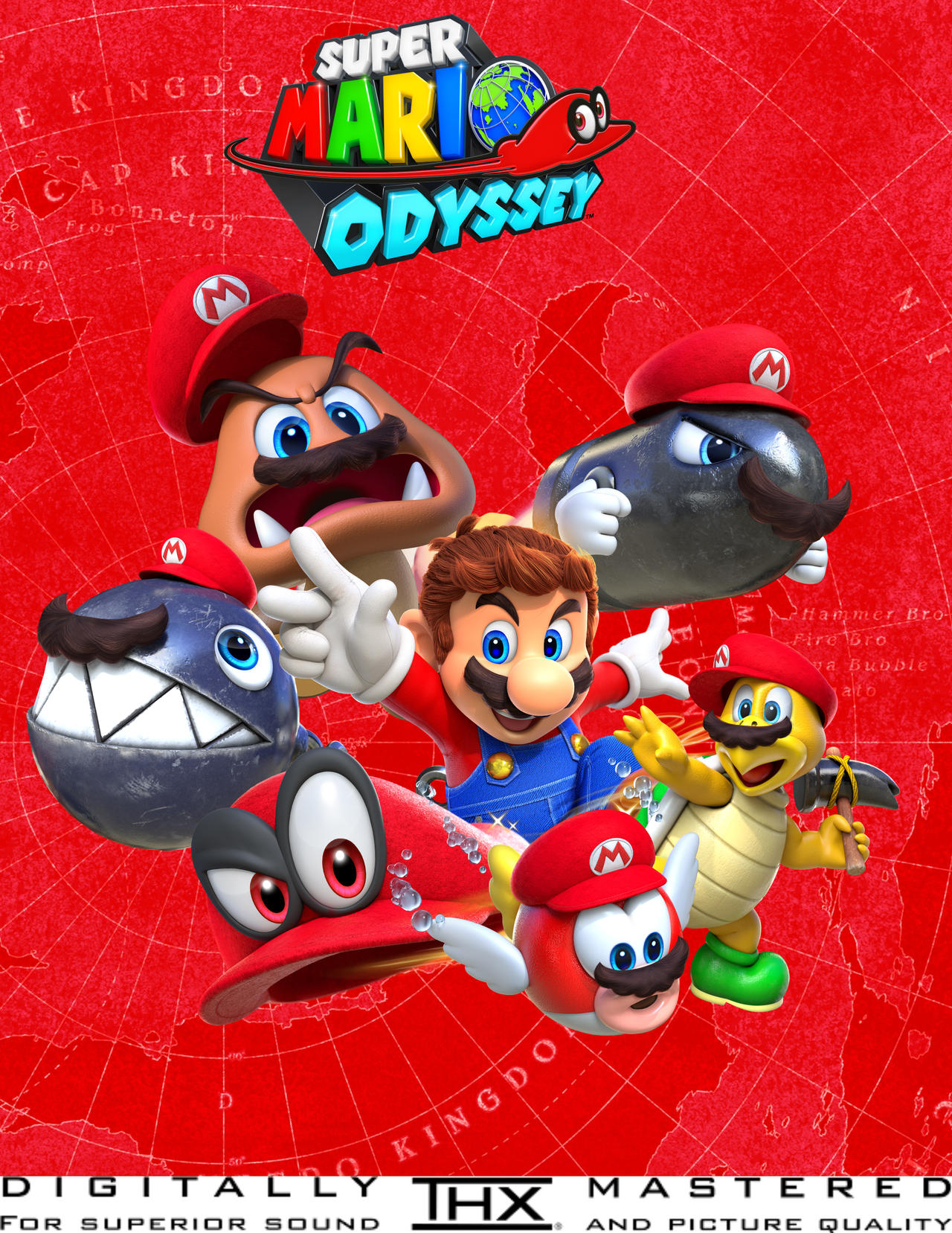 Mario Front Deviantart Super Mario Odyssey Front VHS Cover by alannahsirens on DeviantArt