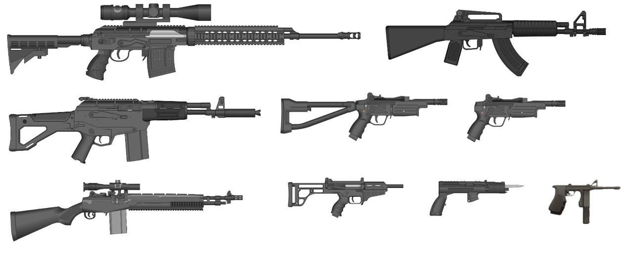 Cursed Gun Modifications A bunch of cursed gun designs I made by 25Airships on DeviantArt