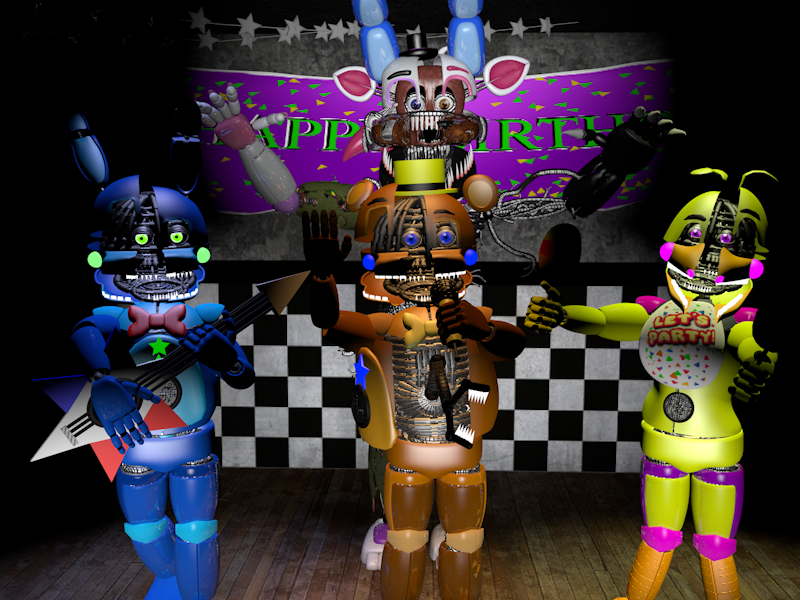 FNAF 7/ All the Fnaf 7 character read down: PLZZ by FNAF6-Righty on  DeviantArt