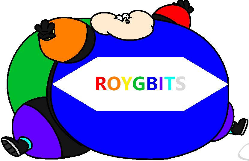 Logo Inflated R Over Sphere Inflated Merged R.O.Y.G.B.I.T.S. by ABRGarland21st on DeviantArt