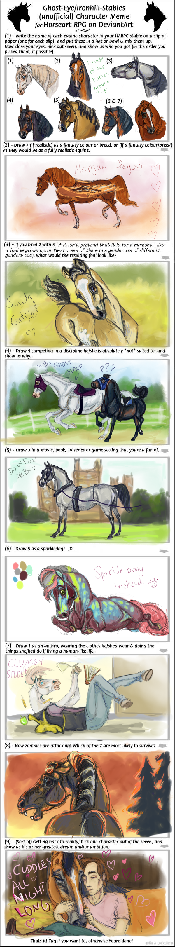 Equine OC Meme For Harpg