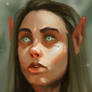 A portrait of an elf