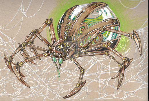 Nuru Saabati's clockwork spider