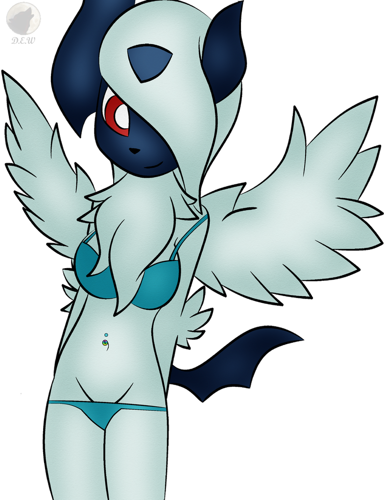 by DreamEclipseWolf on DeviantArt. commission - Ashley the mega absol by Dr...