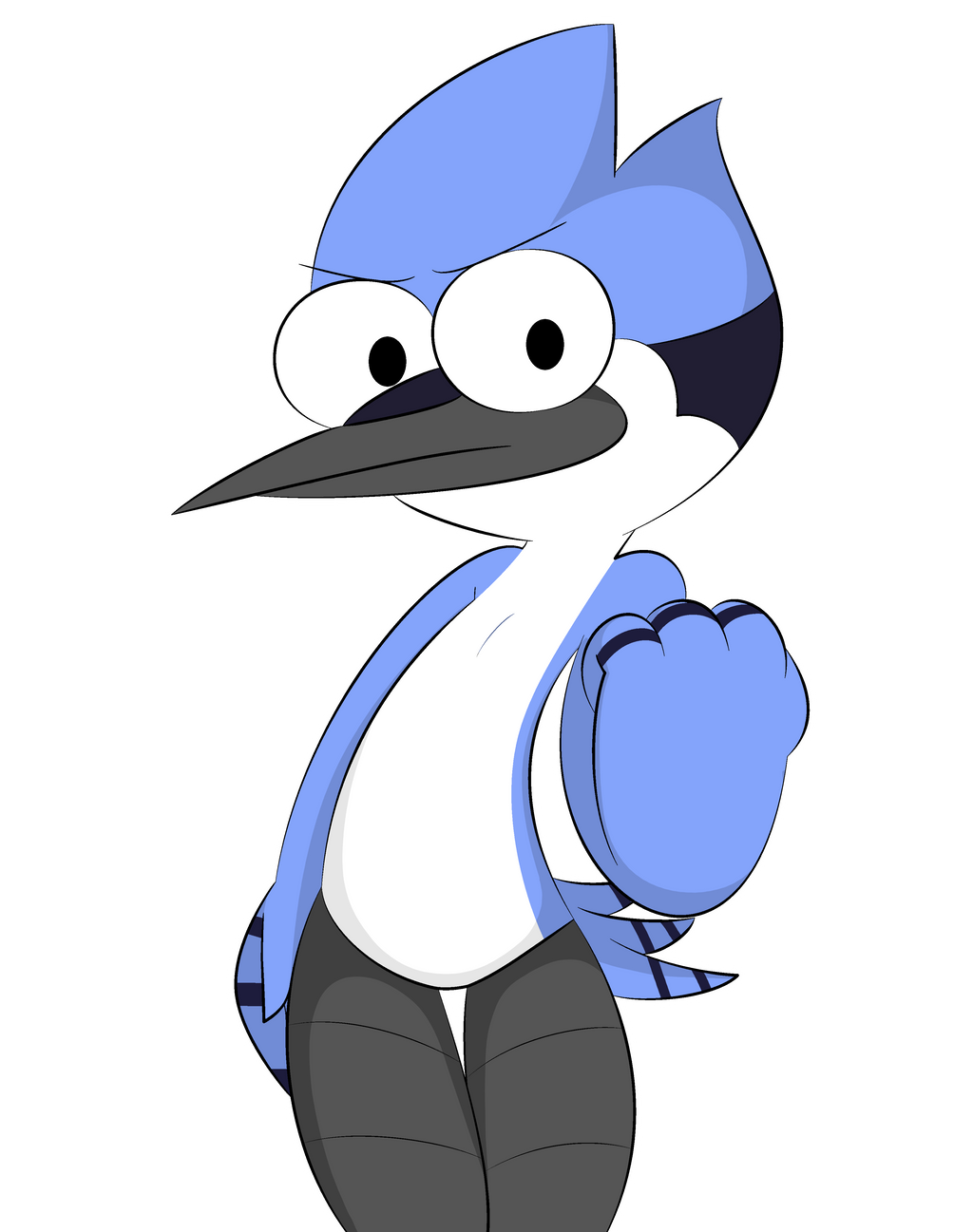 Regular Show - Mordecai by DreamEclipseWolf on DeviantArt