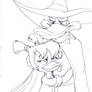 Darkwing duck and his daughter