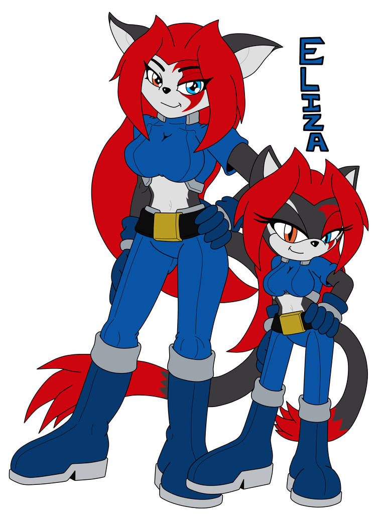 Eliza Cat mastergodai char in 2 styles Colored by DarkHedgehog23 on