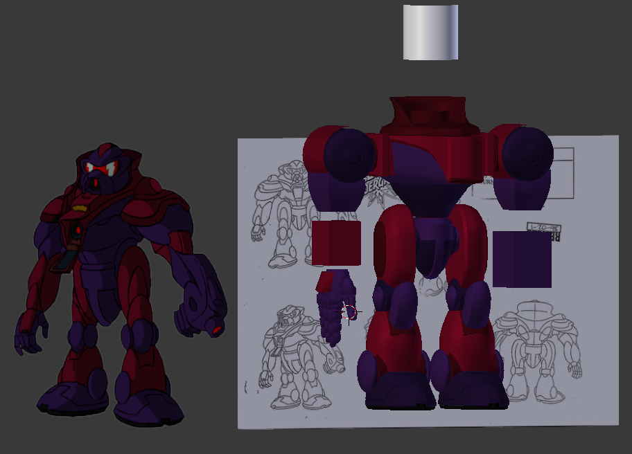 Swatbot Sonic underground Swatbot model commission update by DarkHedgehog23 on ...