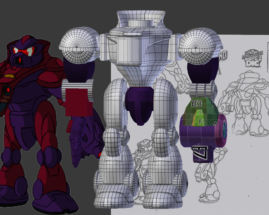 Swatbot Sonic underground Swatbot model commission update2 by DarkHedgehog23 on ...
