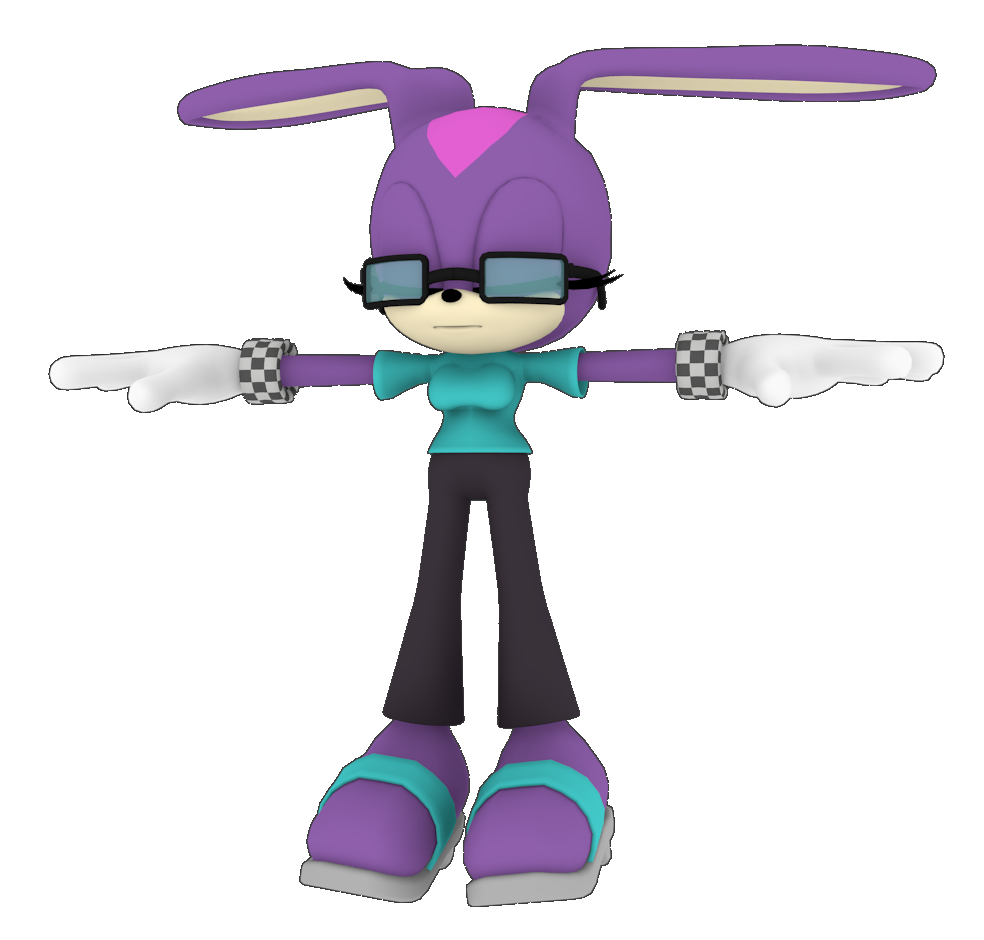 True Charlie Rabbit Charlie the rabbit model commission by DarkHedgehog23 on DeviantArt
