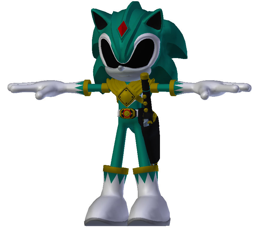 Runnic the Green Ranger model by DarkHedgehog23 on DeviantArt