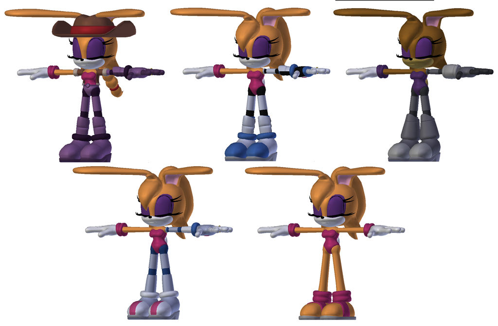 Bunny Rabbot model set update RELEASE by DarkHedgehog23 on DeviantArt