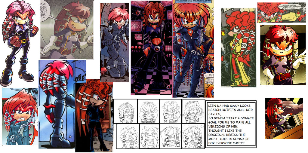 Lien-da Echidna Designs for Models Donate goal by DarkHedgehog23 on ...