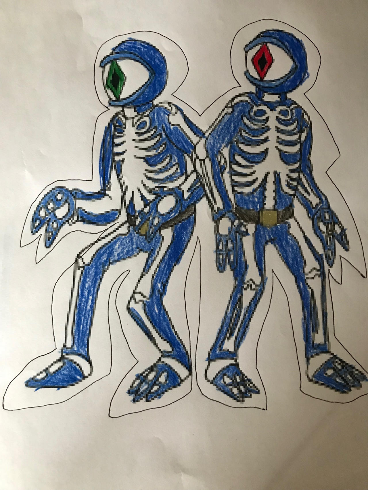 Skeleton Men by dylanphammack on DeviantArt