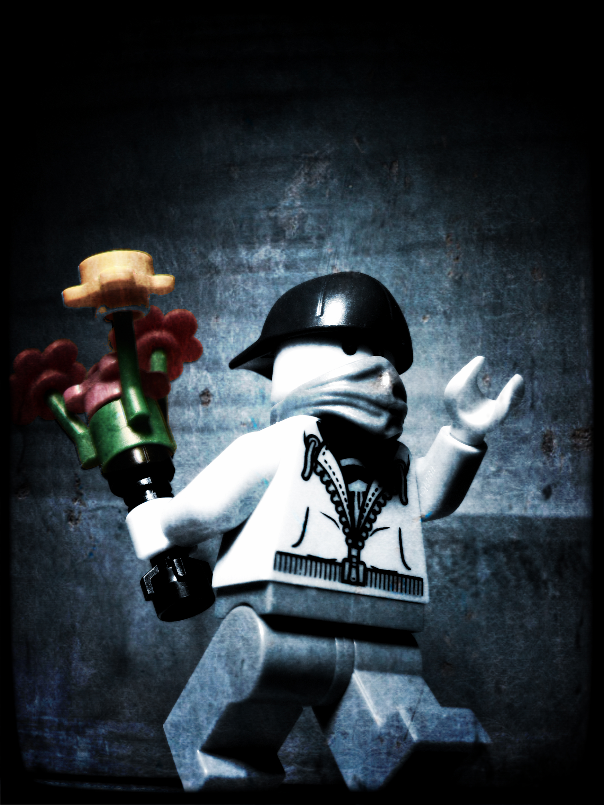 Flower Brick Thrower