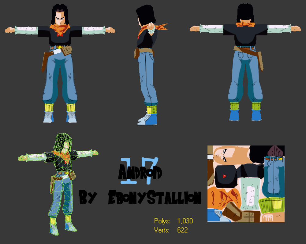Dragon Ball Z - Android 17 by TheEbonyStallion on DeviantArt