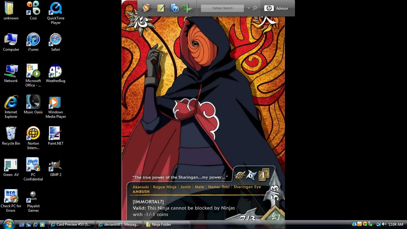 Madara card BG