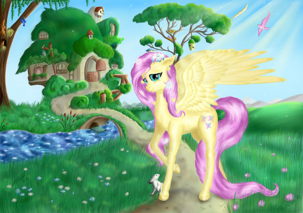 Flutterdaisy Meet: Fluttershy by FairyDraft on DeviantArt