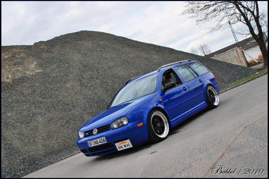 Blue Mk4 with black rims by Babbel88 on DeviantArt