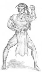 Ilgil the half-Orc Monk 2